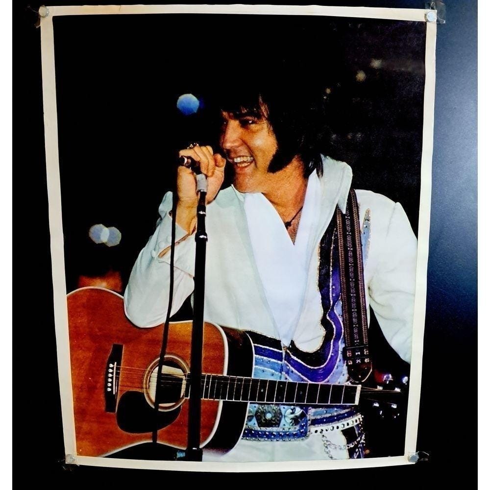 Elvis Presley Tour‎ Poster 1976 Wild In Wichita Concert 17x31 Vintage Original